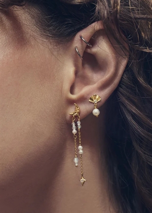 Sonata earrings Forgyldt Maanesten 